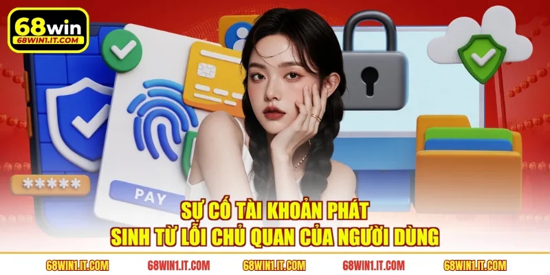Sự cố tài khoản phát sinh từ lỗi chủ quan của người dùng